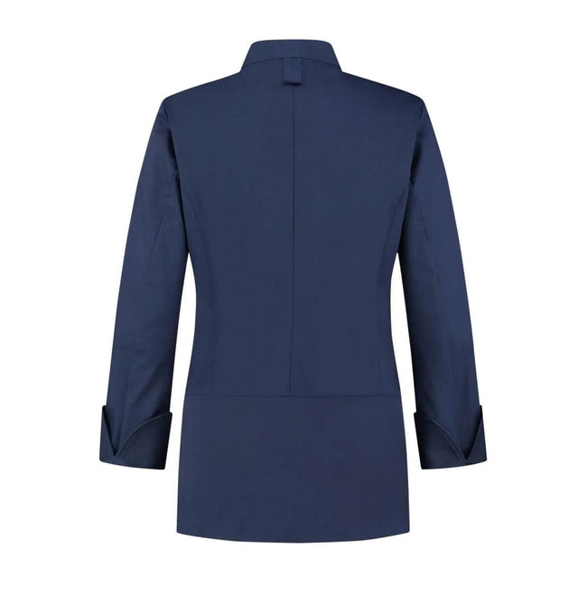Le Nouveau Lynn Chef Jacket Navy-backview