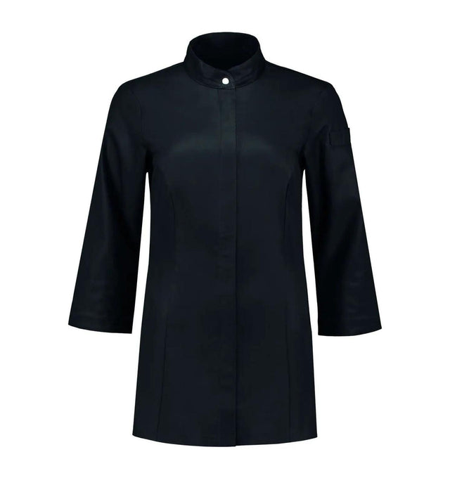 Le Nouveau Esmee Chef Jacket Black-frontview