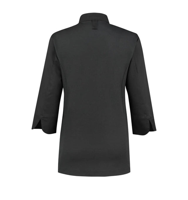 Le Nouveau Esmee Chef Jacket Black-backview