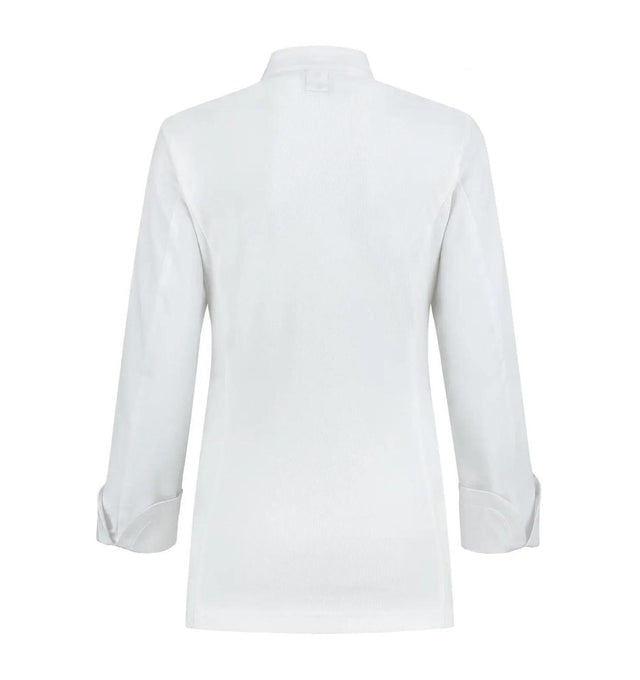 Le Nouveau Elise Chef Jacket White-backview