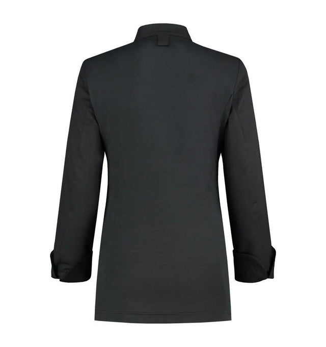 Le Nouveau Elise Chef Jacket Black-backview