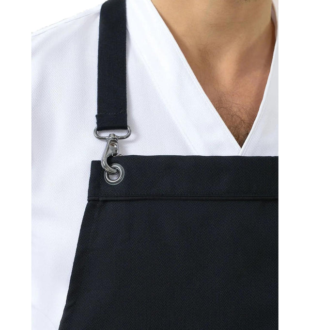 Le Nouveau Davos Bib Apron Black