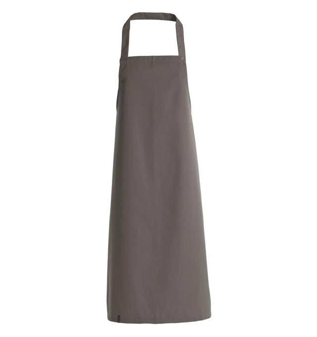 Kentaur 30330 Raw Bib Apron Graphite Grey-Frontview