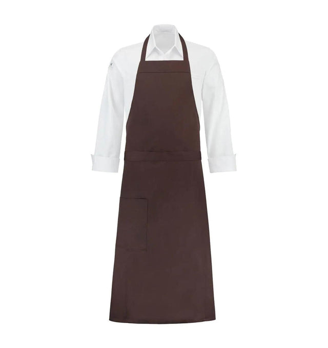 Le Nouvean Chef Phoenix Bib Aprons Pure Choco-Frontview