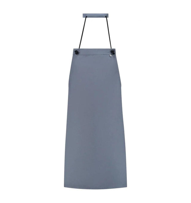 Le Nouvean Chef Spanish Bib Aprons Blue Canvas-Frontview
