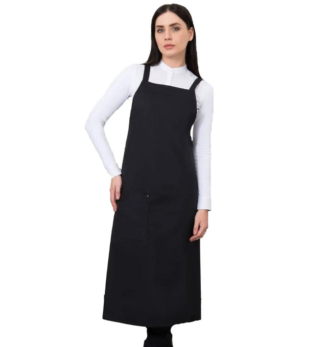 Le Nouveau Chef Erik Chef Aprons-Black