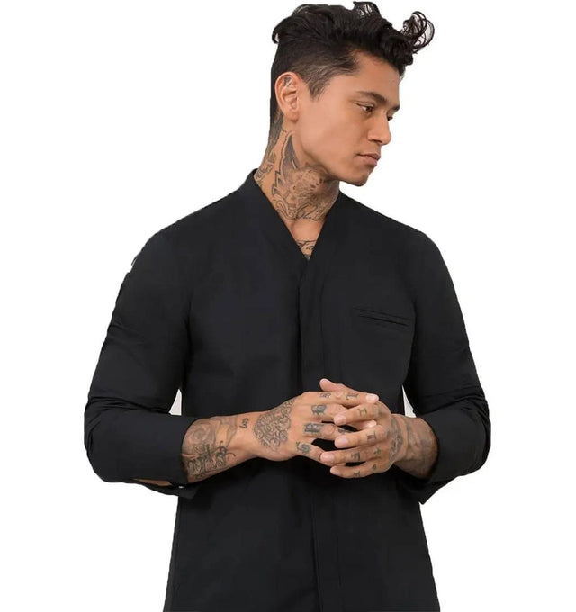 Le Nouveau Chef Andreas Chef Jackets-Black