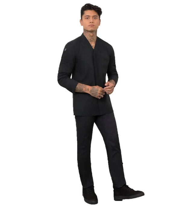 Le Nouveau Chef Andreas Chef Jackets-Black