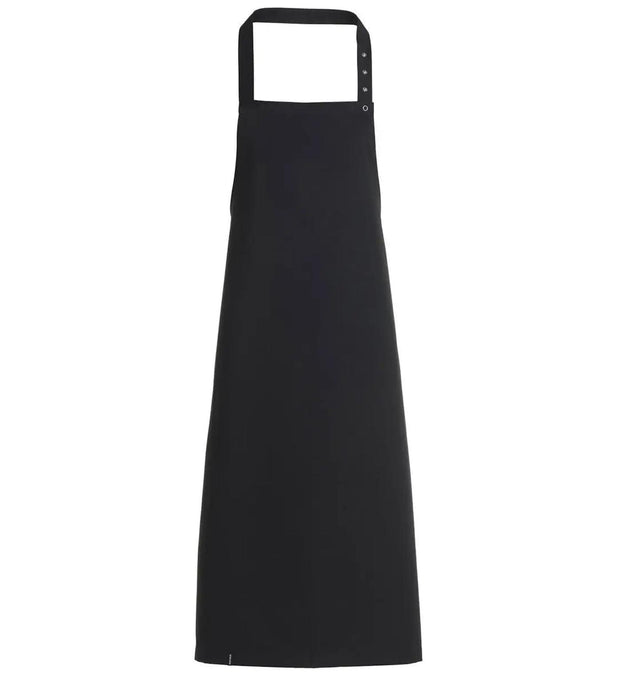 Kentaur 30330 Raw Bib Apron Black -Frontview
