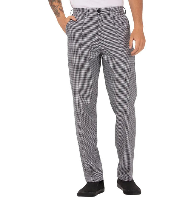 Chef Works Basic Chef Pants: Small Check Chef Works