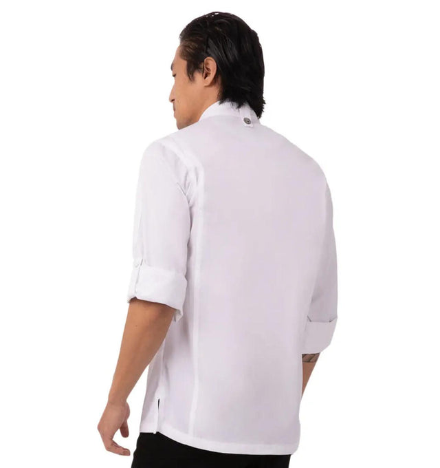 Chef Works Bowden Cool Vent Roll Up Sleeves Chef Coat - Fiumara Apparel