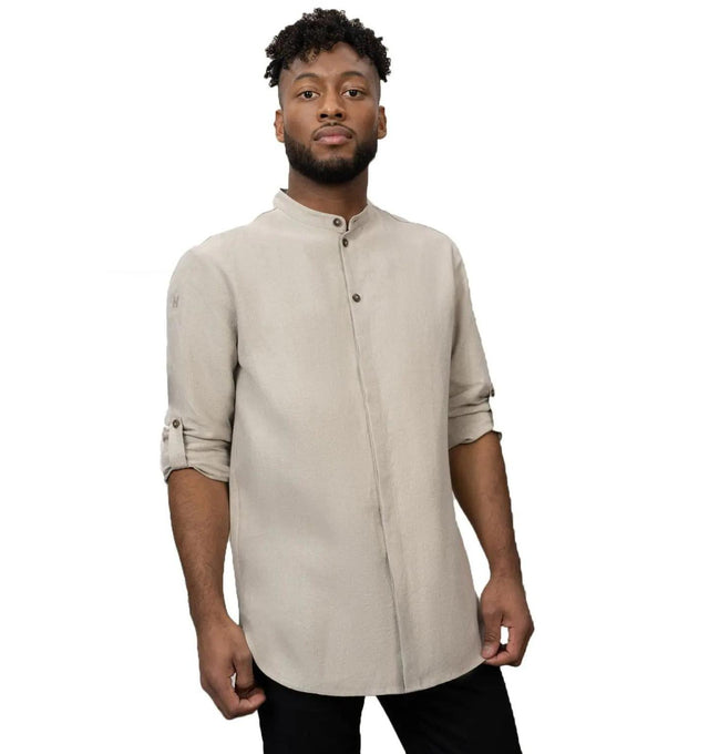 Le Nouveau Chef Chavi Chef Jackets-Flax Grey