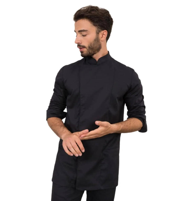Le Nouvean Chef Dave Chef Jackets -Black-Frontview