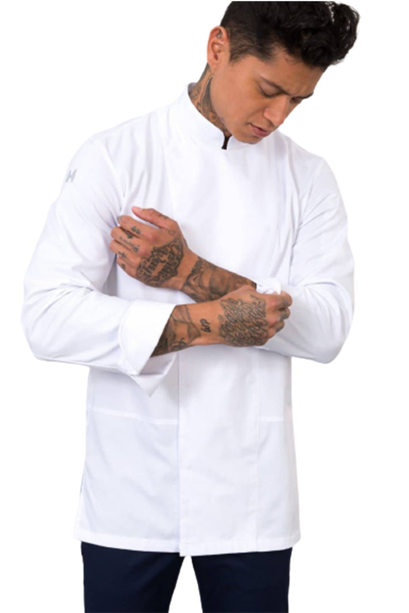 Le Nouvean Chef Dave Chef Jackets -White-Frontview