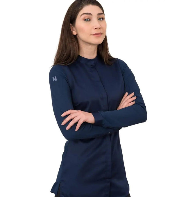 Le Nouvean Chef Jolie Chef Jackets PatriotBlue -frontview