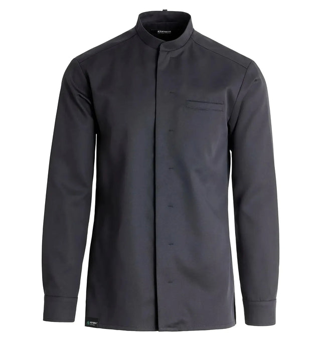 Kentaur 25281 Chef Black Shirt Refibra™ Tencel Front