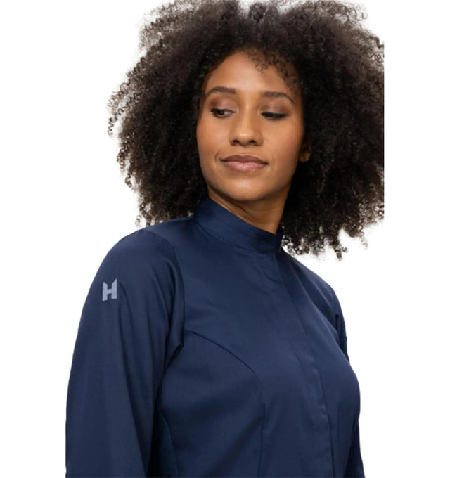 Le Nouveau Elise Chef Jacket Patriot Blue-sideview