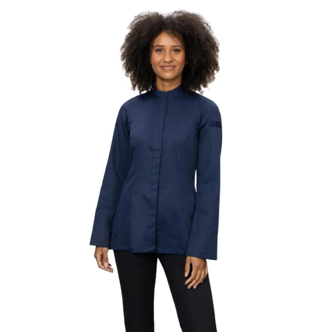 Le Nouveau Elise Chef Jacket Patriot Blue-Frontview