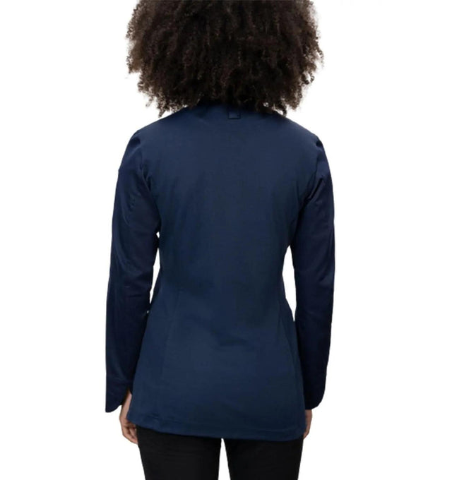 Le Nouveau Elise Chef Jacket Patriot Blue-backview