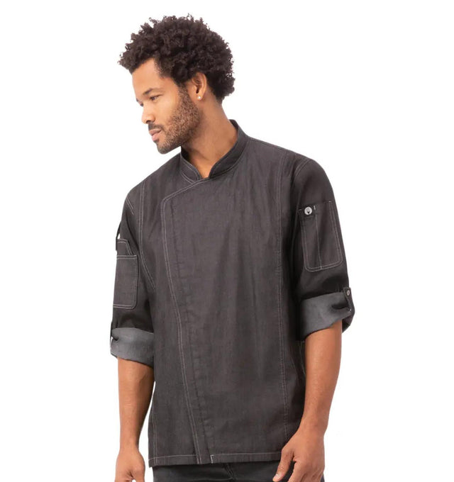 Blue Denim Chef Jacket | Chef Works Gramercy - Fiumara Apparel