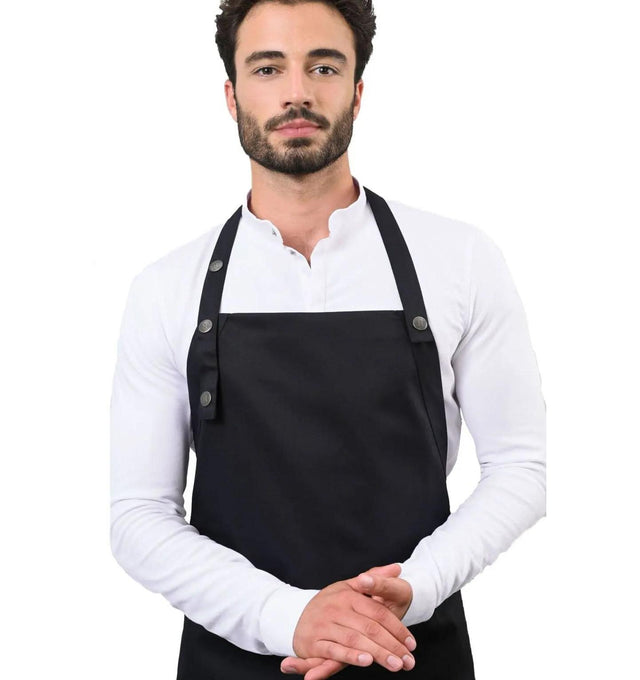 Le Nouveau Chef Jackson Chef Aprons-Black