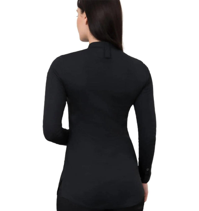 Le Nouvean Chef Jolie Chef Jackets Black -backview