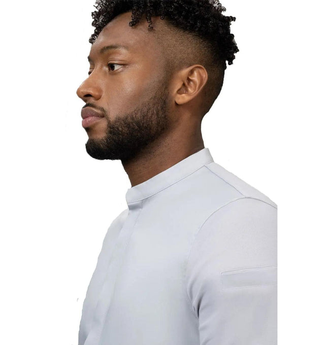 Le Nouveau Chef Julien Chef Jacket-Grey-Frontview