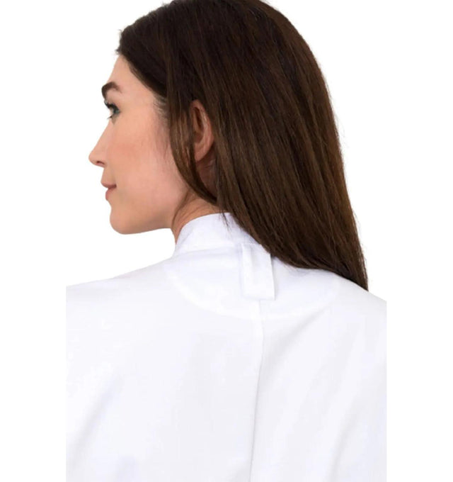 Le Nouveau Lynn Chef Jacket White-backview