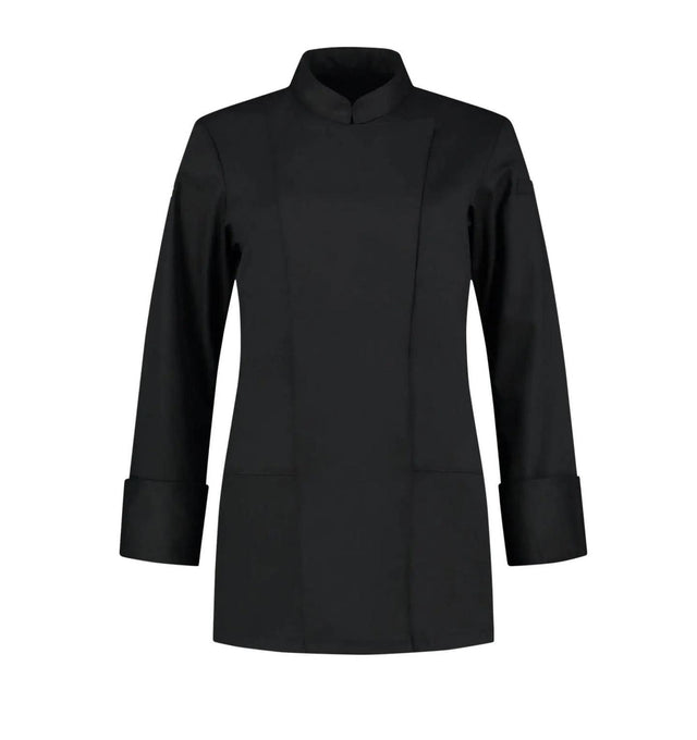 Le Nouveau Lynn Chef Jacket Black-frontview