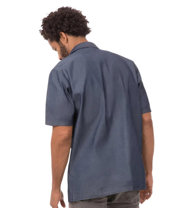 Chef Works Detroit Short Sleeve Denim Shirt Chef Works