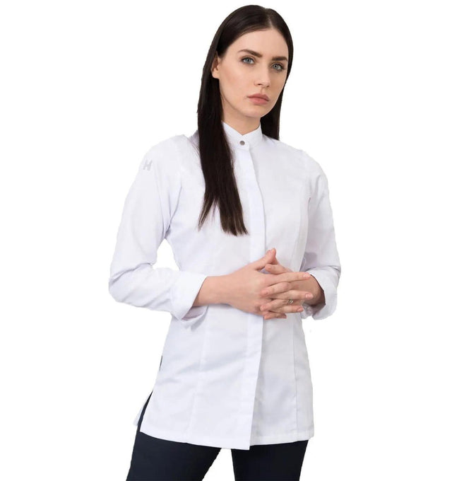 Le Nouveau Chef Venus Women's Chef Coat-White
