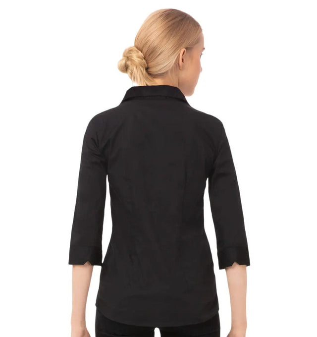 Chef Works Finesse Women's 3/4-Sleeve Shirt Chef Works