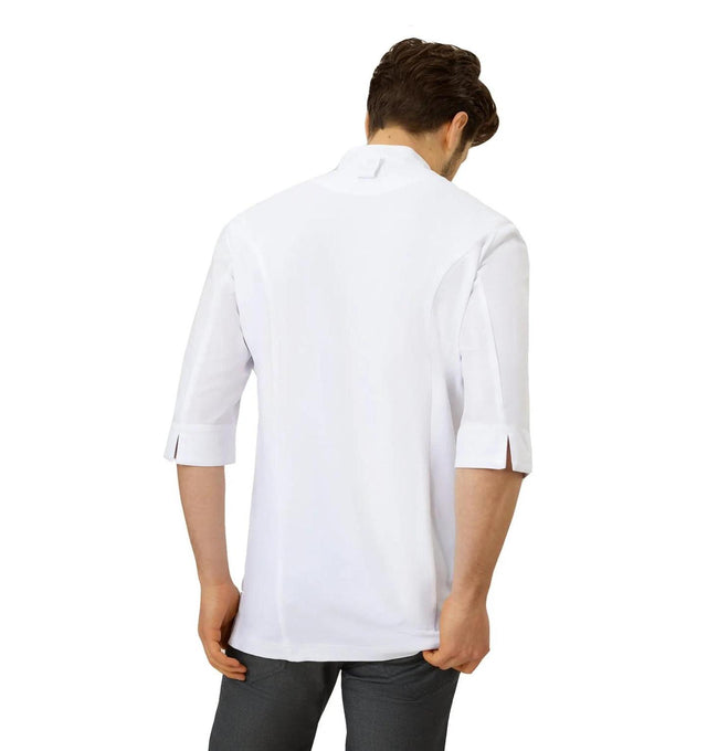 Le Nouveau Fabian Chef Jacket White - Back