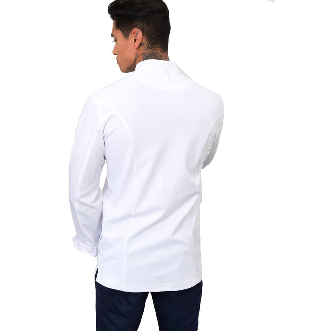 Le Nouveau Alain Chef Jacket White -backview