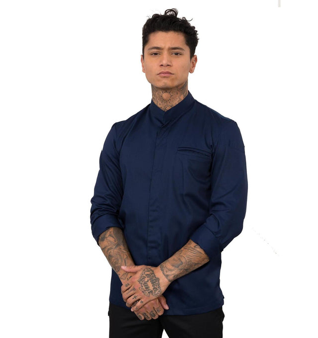 Le Nouveau Alain Chef Jacket Patriot Blue -main