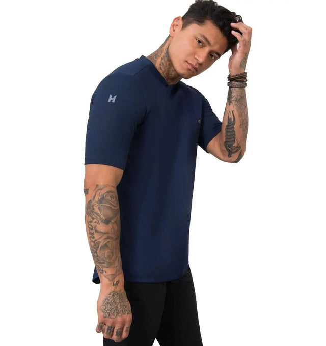 Le Nouveau Ferre Chef T-Shirt Patriot Blue - sideview