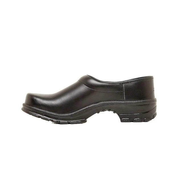 Birchwood Comfort Chef Clog by Sika Footwear Black Side Left