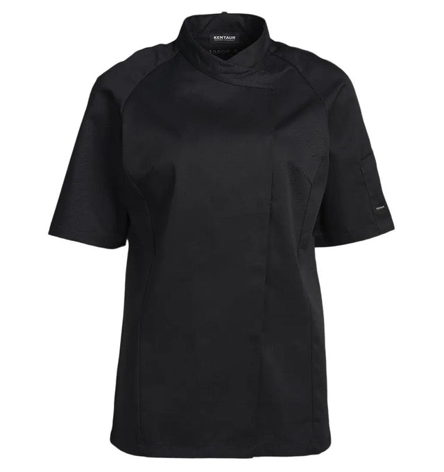 Kentaur 13500 Women's Chef/Waiters Jacket Front View Black