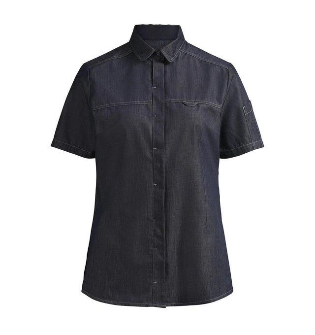Ladies Shirt S/S Ocean Grey - Main