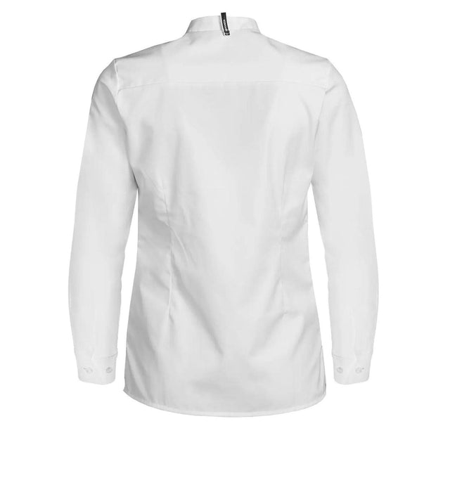 Ladies Chef/Service Shirt L/S White - Back