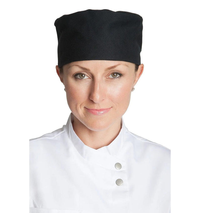 Skull Cap Beanie with Velcro Closure Front