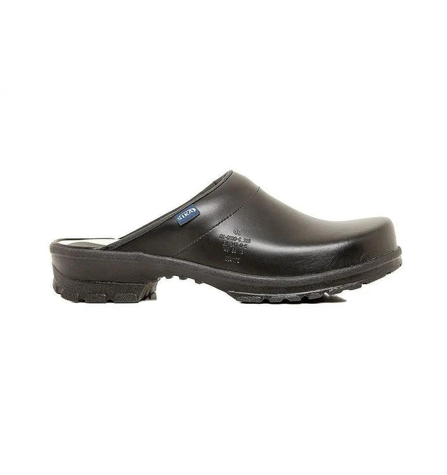 Birchwood Chef Clog w/Open Back by Sika Footwear Black Side Right