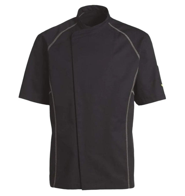 Kentaur 23400 Unisex Chef/Waiter Jacket- Black/Grey