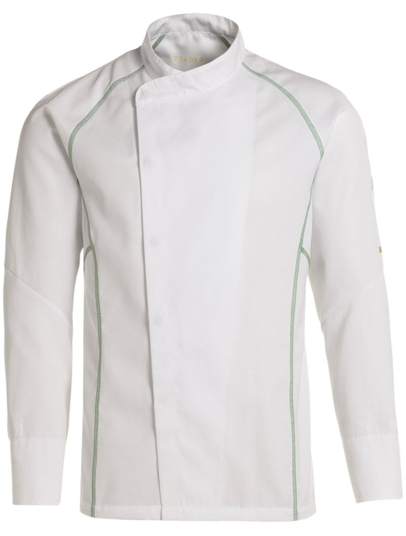 Kentaur 23401 Unisex Chef/Waiters Jacket Front View White 