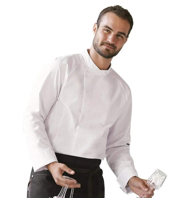 Kentaur 23501 Unisex Chef/Waiter Jacket Front View White