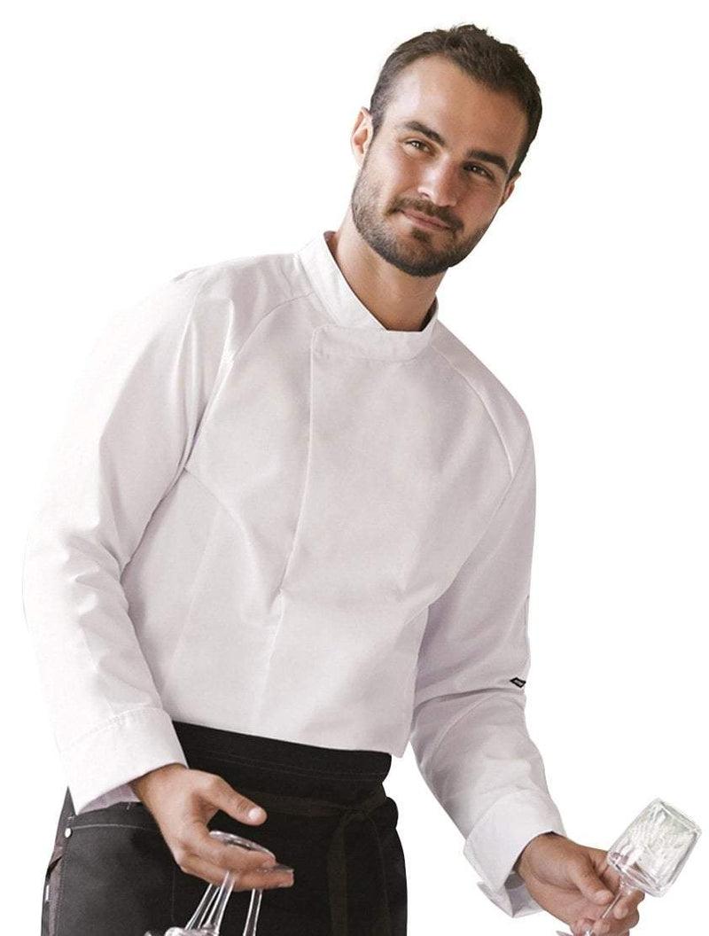Kentaur 23501 Unisex Chef/Waiter Jacket Front View White