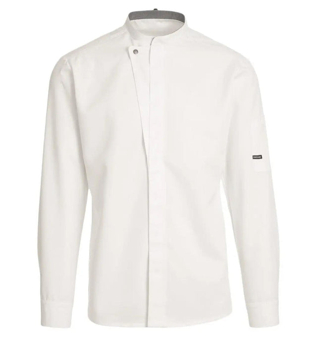 Kentaur 23515 Long Sleeve Chef/Service Jacket - White - Front View