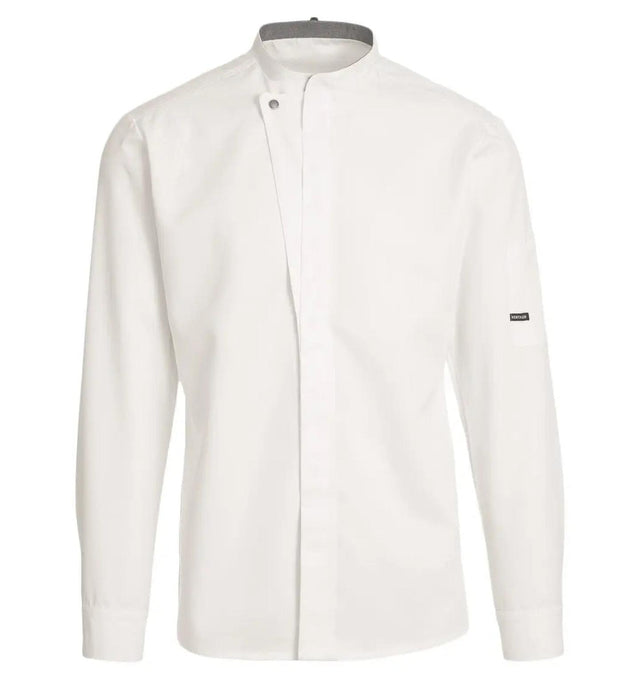 Kentaur 23515 Long Sleeve Chef/Service Jacket - White - Front View