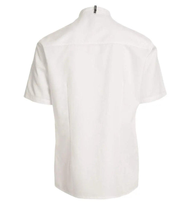 Kentaur 23516 Short Sleeve Chef/Service Jacket- Back - White