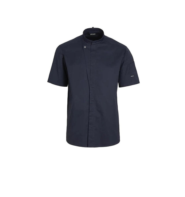 Kentaur 23516 Short Sleeve Chef/Service Jacket Front View Navy